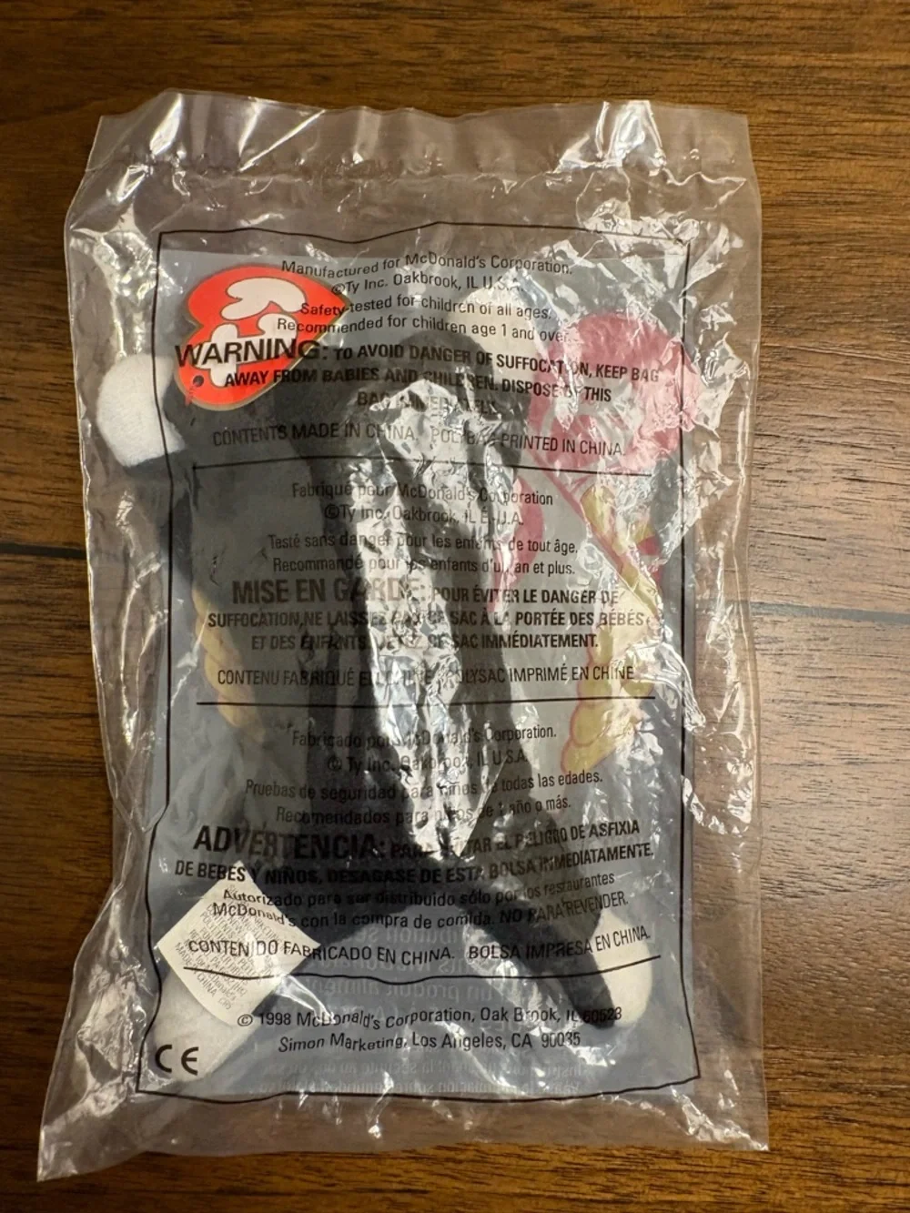 McDonald's Zip Cat #10 TY Beanie Baby - New in Packaging